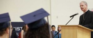 Anchorage Archbishop Etienne urges grads to keep connected to faith