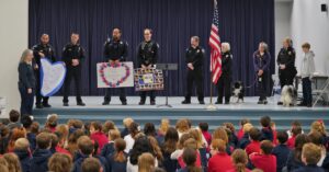 Faith & Blue: St. Elizabeth Ann Seton Catholic School students meet local police chief and friends